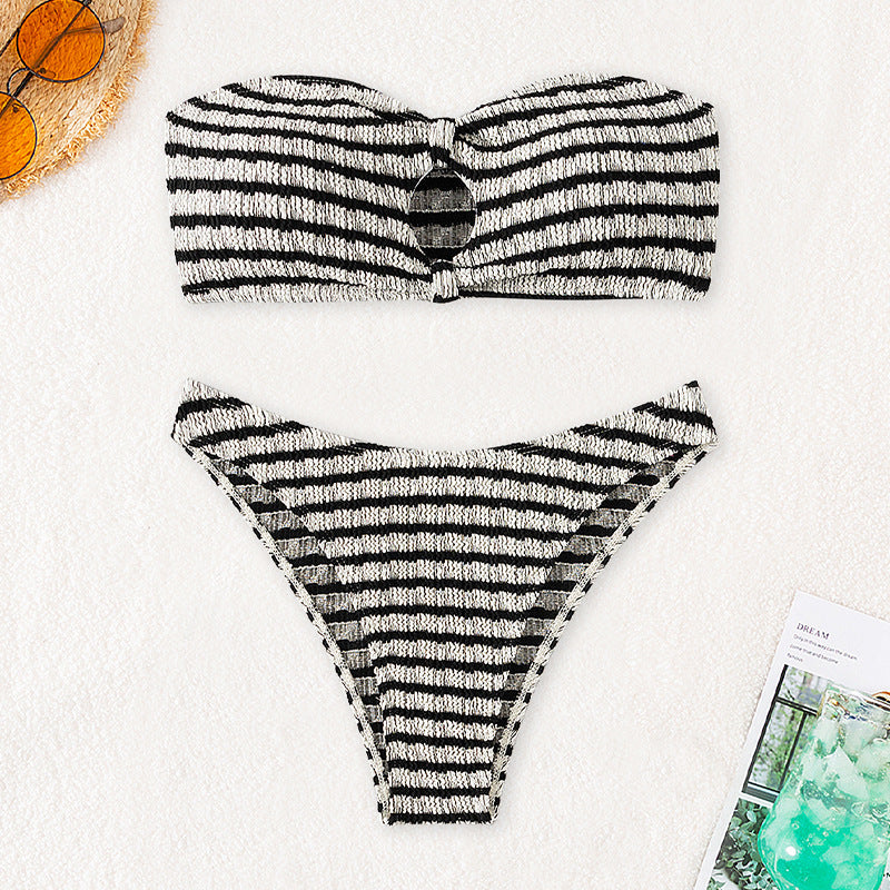 Ladies Bandeau Bikini with trendy neckline StylebySassy