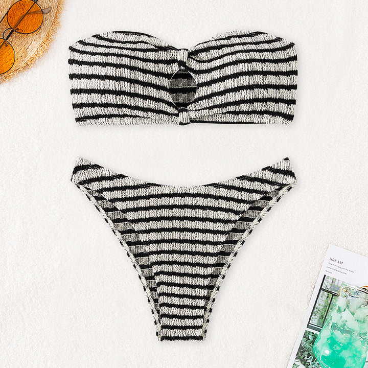 Ladies Bandeau Bikini with trendy neckline StylebySassy