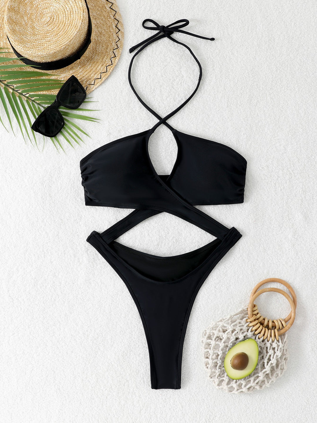 Women Shiny Triangle Bikini StylebySassy