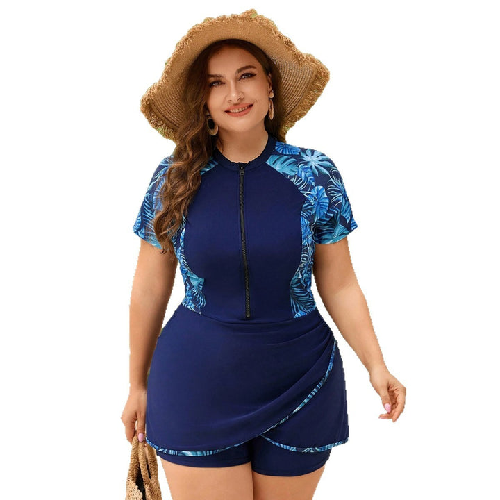 Ladies' fashionable swimsuit with short skirt StylebySassy