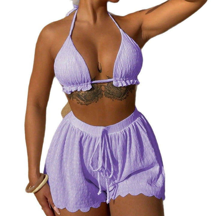 Ladies Bikini Set with sophisticated skirted pants StylebySassy