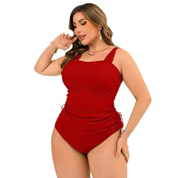 Women's elegant one-piece swimsuit with stylish ruffle details StylebySassy