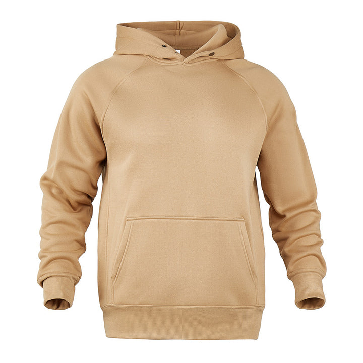 Unisex nan softer cotton fleece hoodie with kangaroo pocket and raglan sleeves StylebySassy