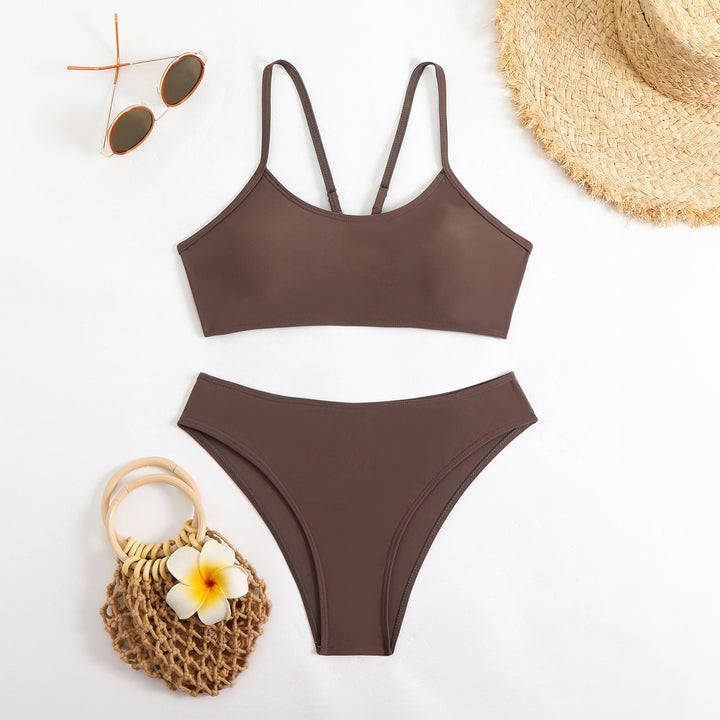 Ladies sporty bikini set with adjustable straps StylebySassy