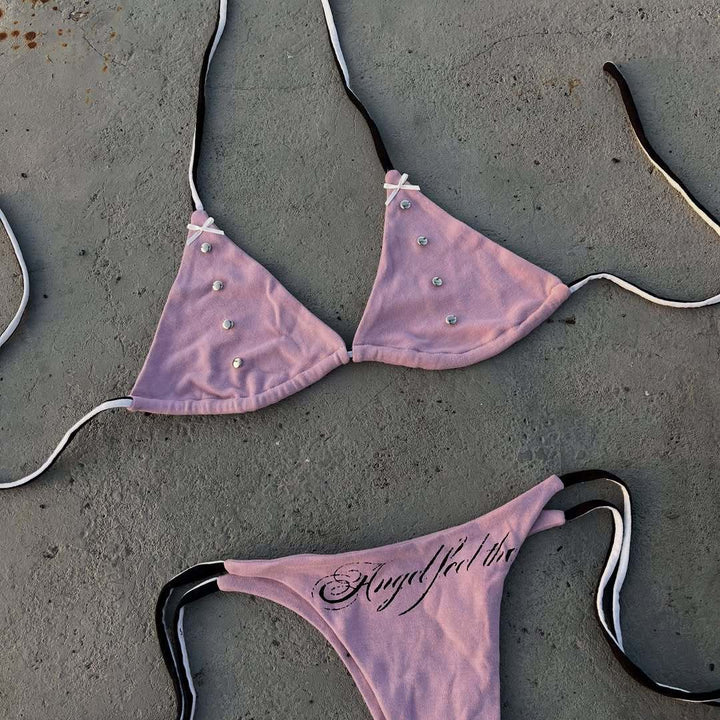Women's seductive bikini set with unique accents StylebySassy