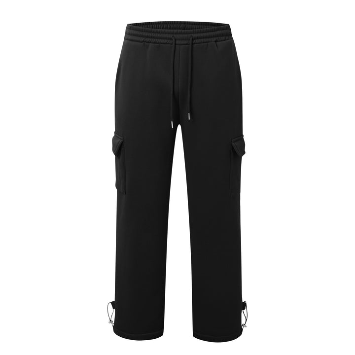 Men's nan cargo jogging pants with elastic waistband, drawstring and adjustable hem StylebySassy