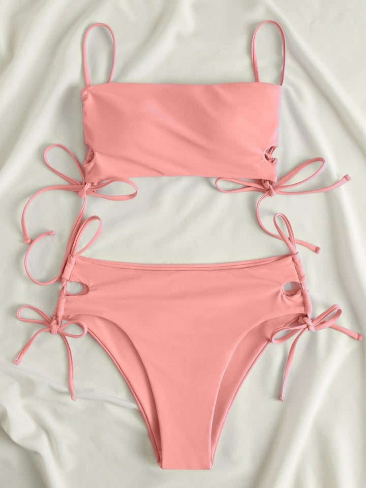 Women Crop-Top Bikini with adjustable straps StylebySassy