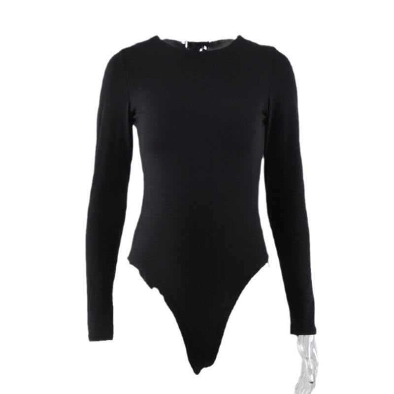 Women's Long Sleeve Bodysuit with Elegant Cut StylebySassy