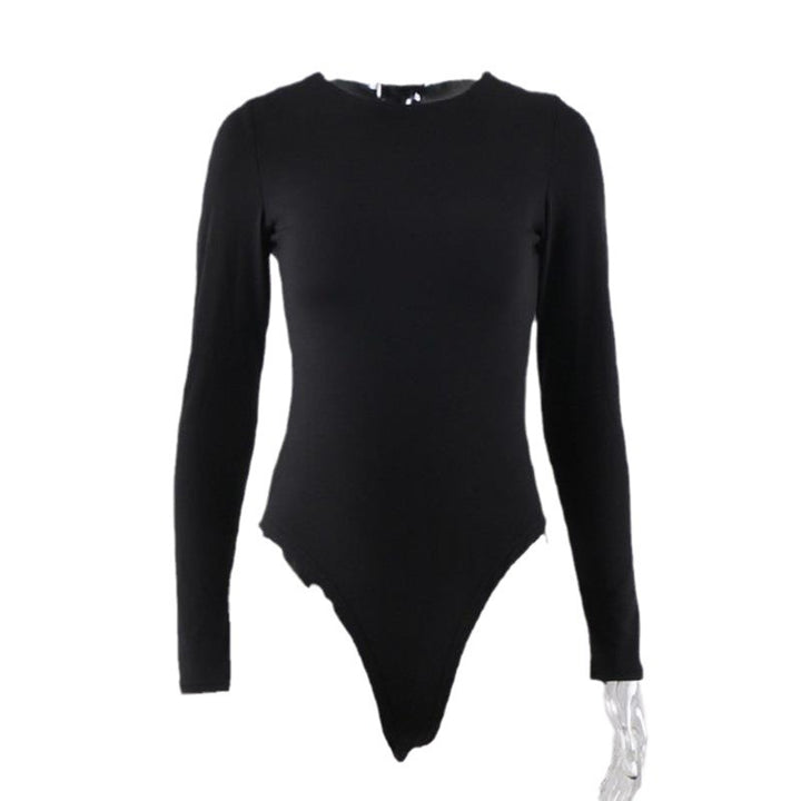 Women's Long Sleeve Bodysuit with Elegant Cut StylebySassy
