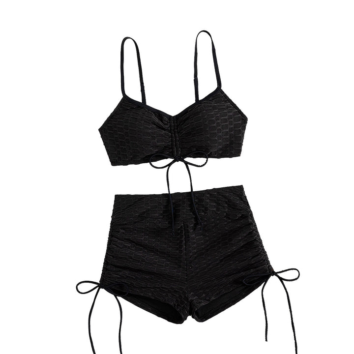 Women's Crop Bikini Set with Adjustable Straps StylebySassy