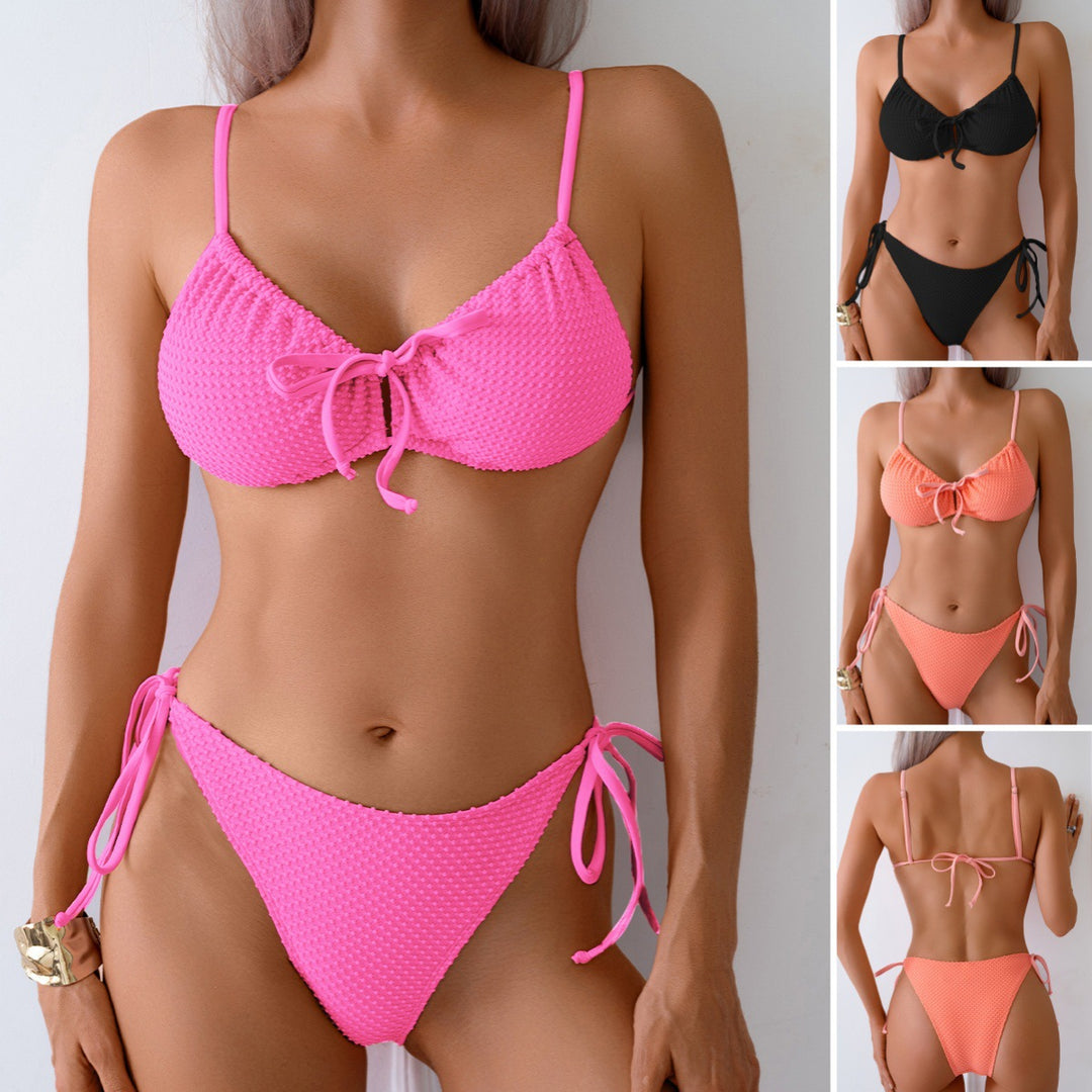 Women's Triangle Bikini with playful ties StylebySassy