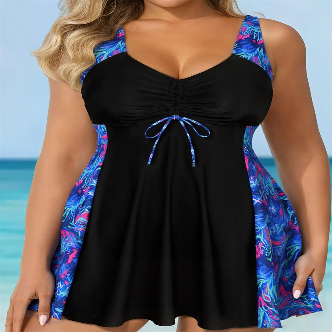 Women Beach Dress Swimsuit with Elegant Leopard Print StylebySassy