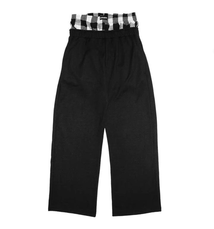 Women's casual jersey lounge pants with elastic waistband and wide leg StylebySassy