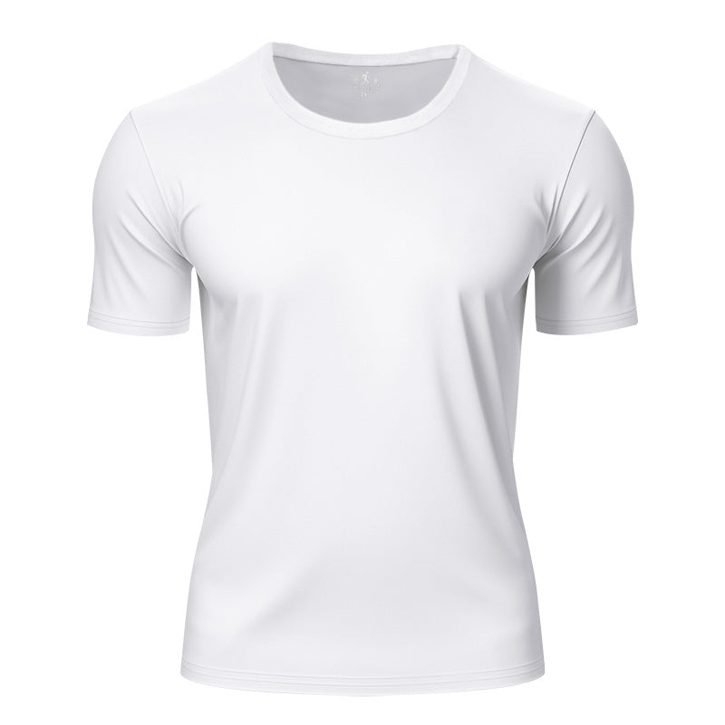 Unisex nan moisture-wicking functional T-shirt with round neck and light stretch StylebySassy