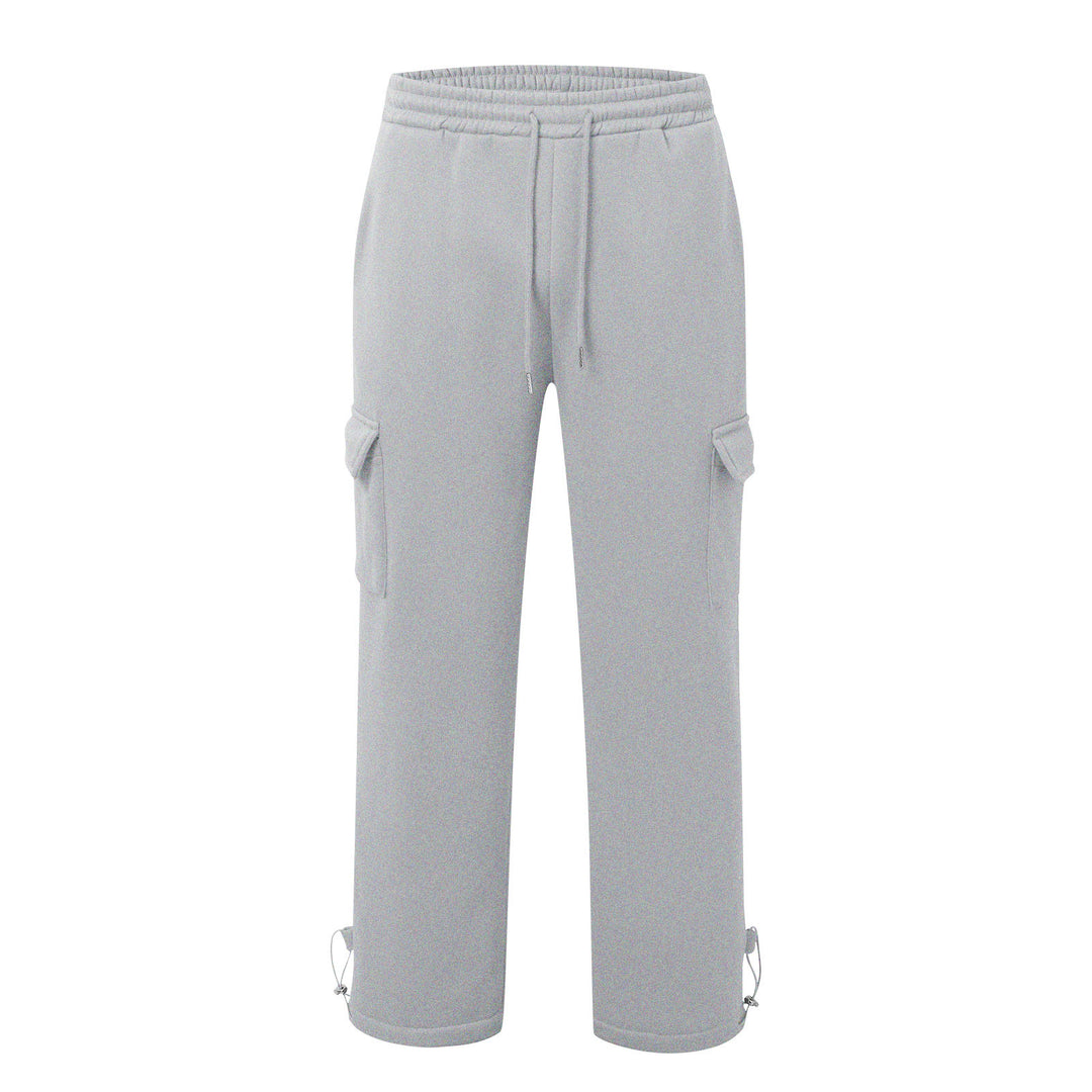Men's nan cargo jogging pants with elastic waistband, drawstring and adjustable hem StylebySassy
