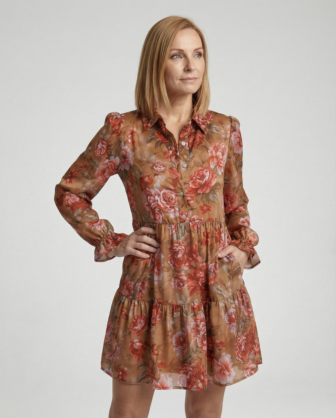Ladies leisure dress tunic mini