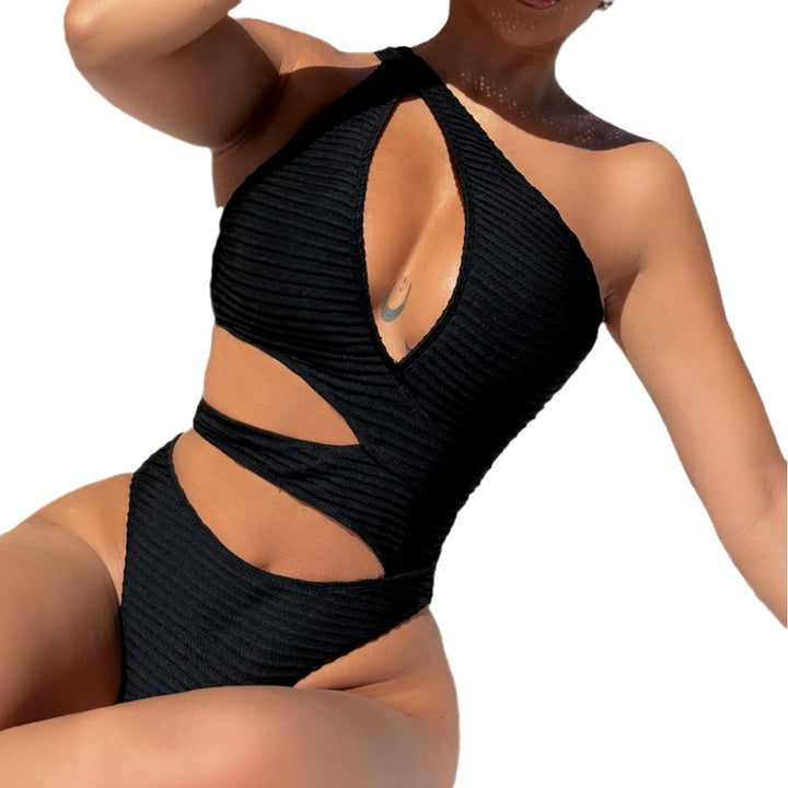 Women One-sided Cut-Out Swimsuit with High Cut Leg StylebySassy