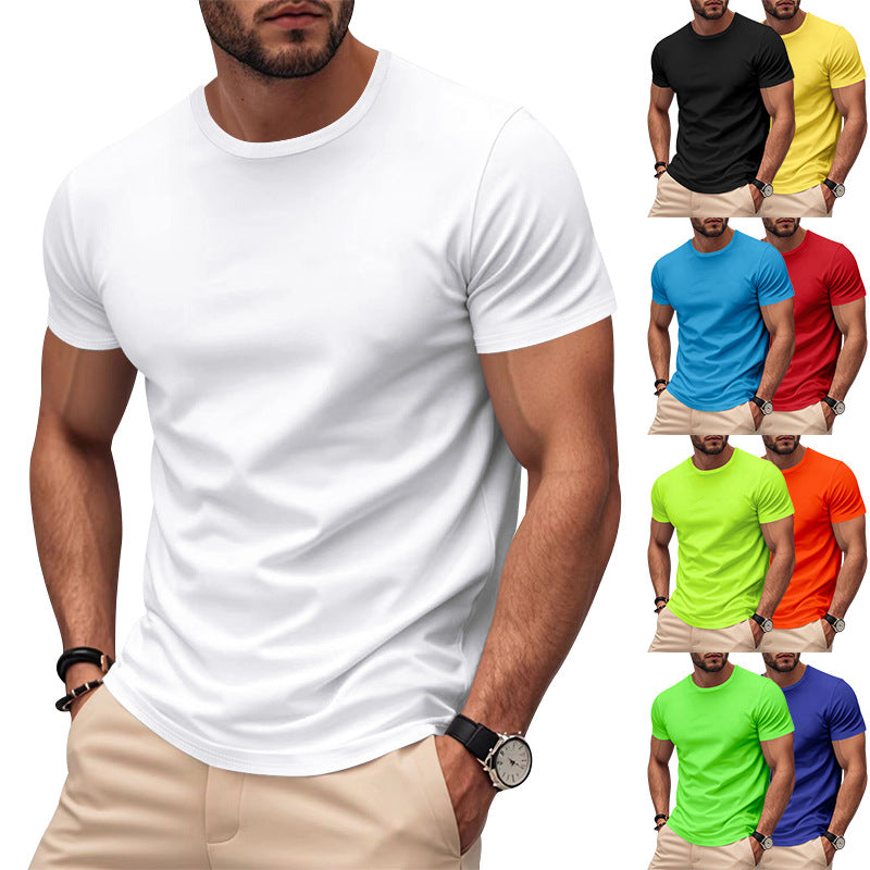 Unisex nan moisture-wicking functional T-shirt with round neck and light stretch StylebySassy