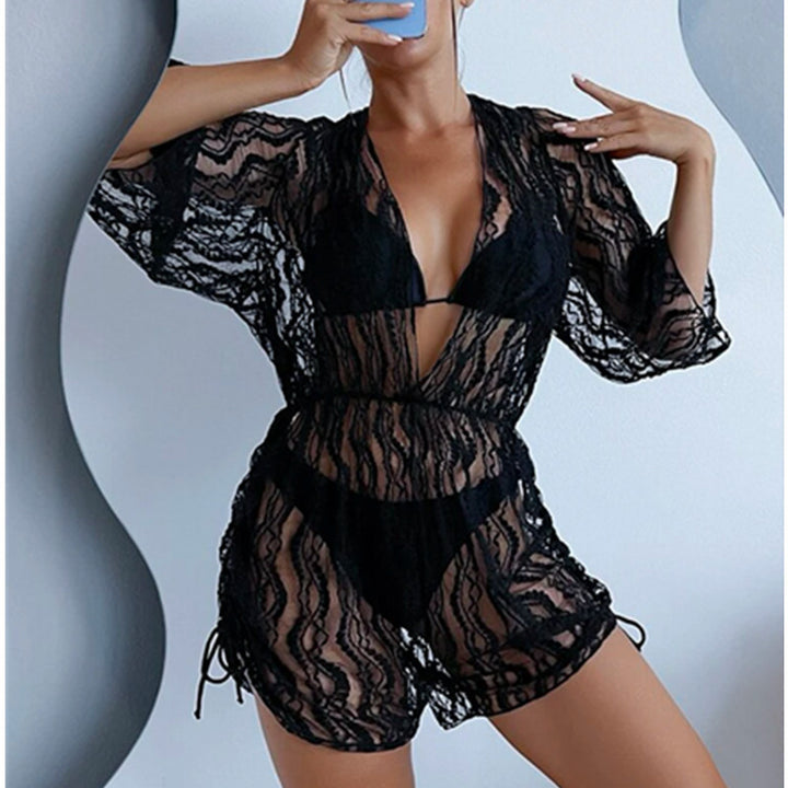 Women Transparent Beach Overalls StylebySassy
