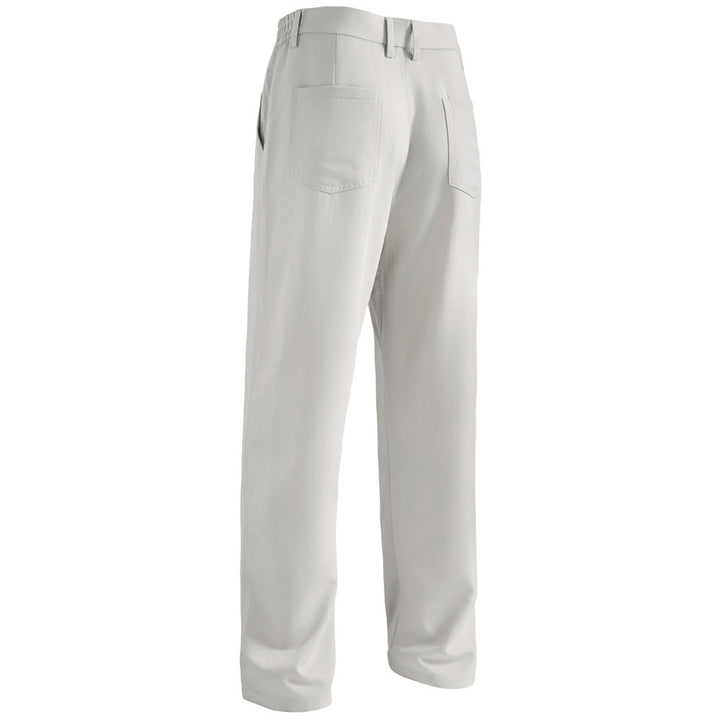 Men's straight-cut comfort chino pants with elastic waistband StylebySassy