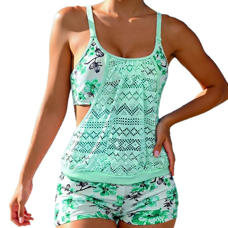 Women's Sporty Swimwear with Airy Lace StylebySassy