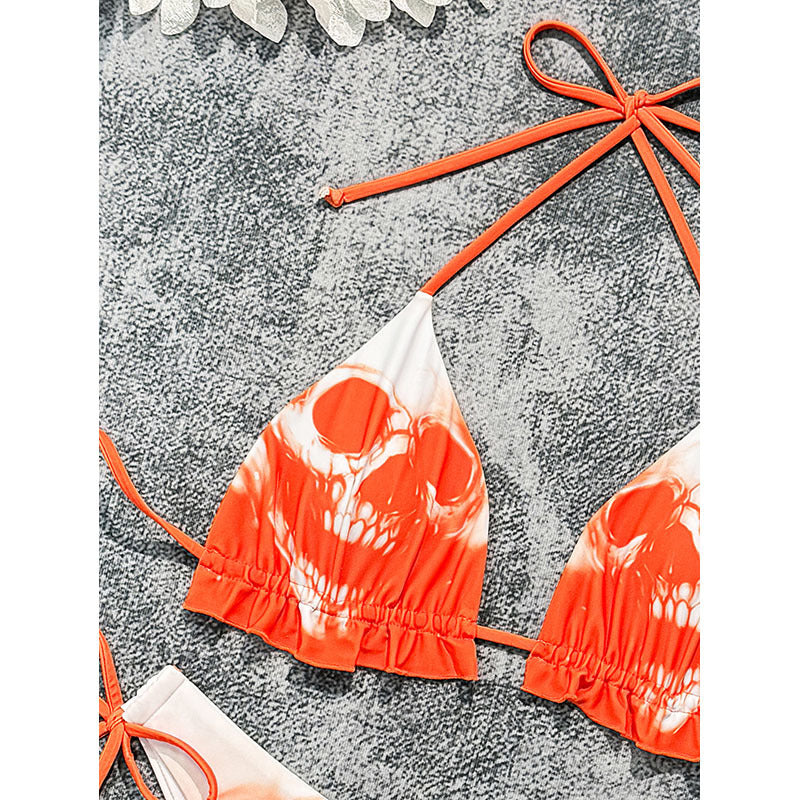 Women's Bikini Set with large skull design StylebySassy