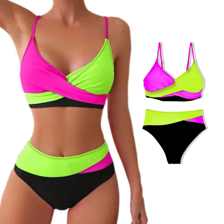 Women's Colorfully Patterned Sport Bikini StylebySassy