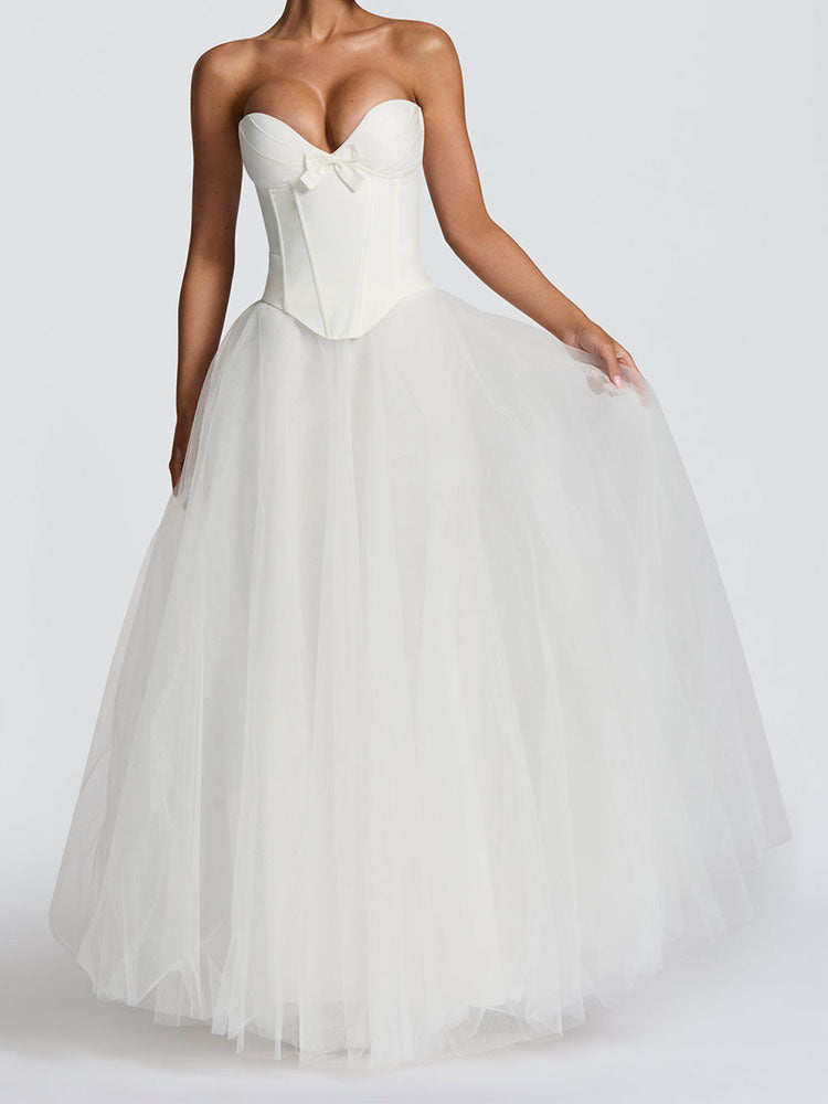 Ladies Carefully Designed Wedding Dress StylebySassy