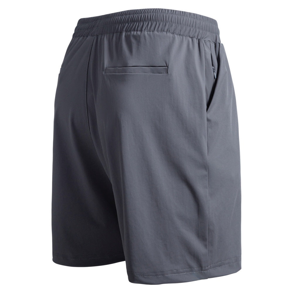 Men's breathable training shorts with elastic waistband and side pockets StylebySassy