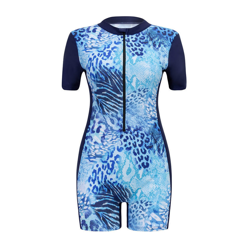Women’s functional short-sleeve swimsuit StylebySassy