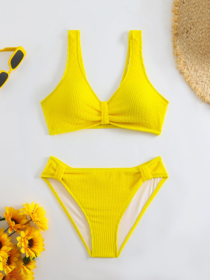 Women's Structured Bikini with Stylish Knot Detail StylebySassy