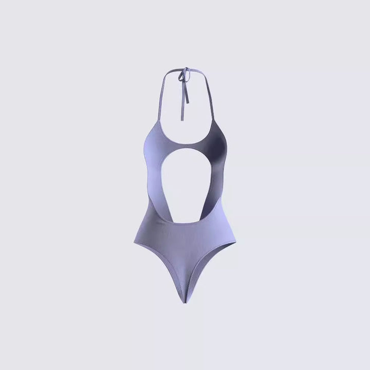 Women’s sporty swimsuit with innovative back cutout StylebySassy