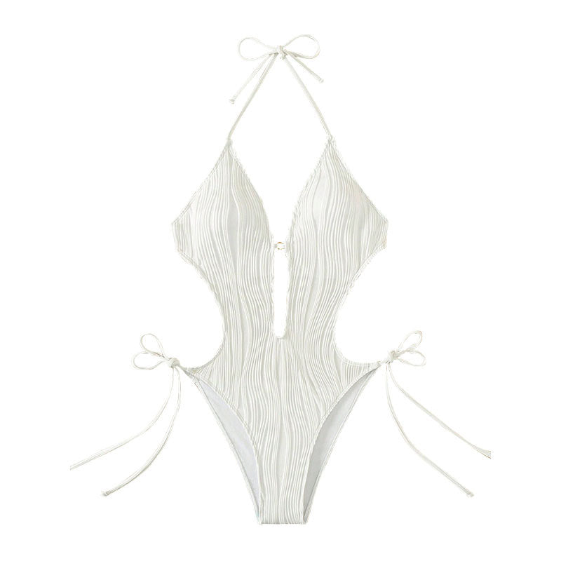 Women's one-piece swimsuit with sophisticated cut-out design StylebySassy