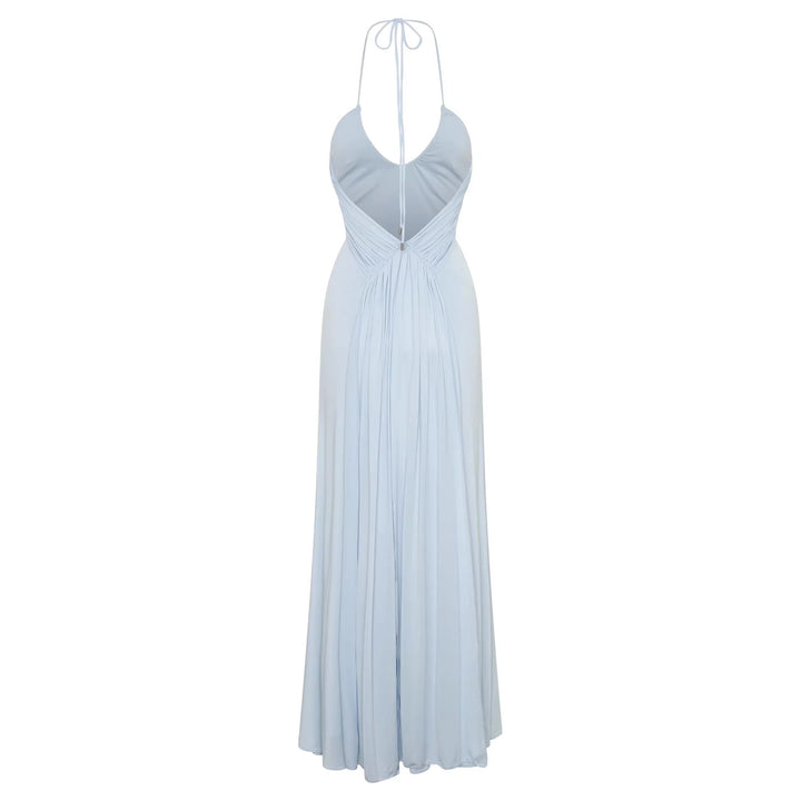 Women's maxi dress with sophisticated draping StylebySassy