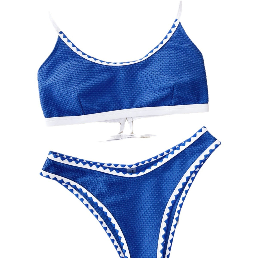 Women’s Sporty Bikini with Textured Surface StylebySassy