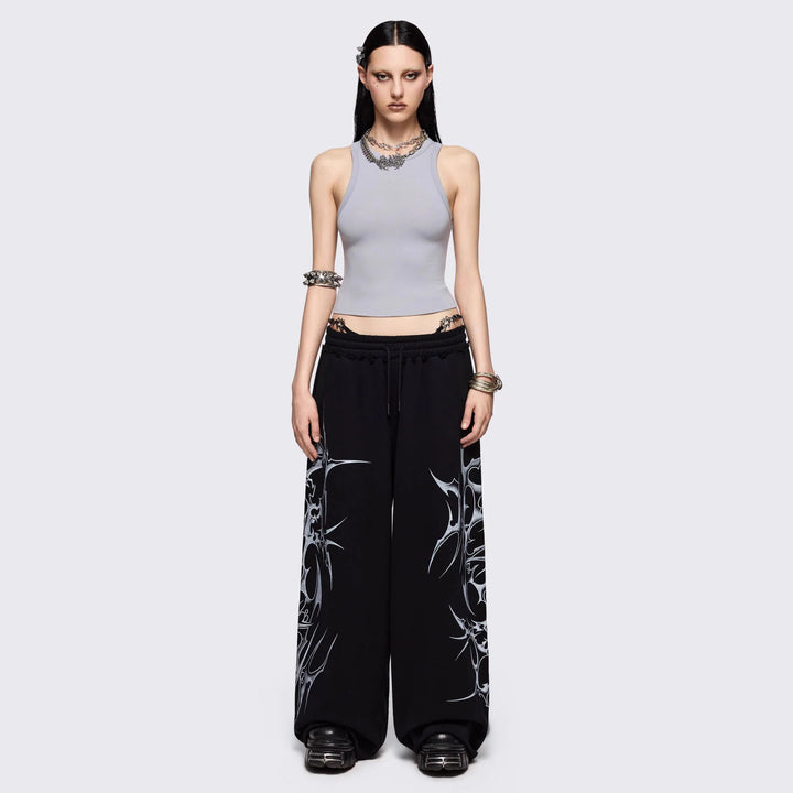 Women's Urban Baggy Pants with Graphics StylebySassy