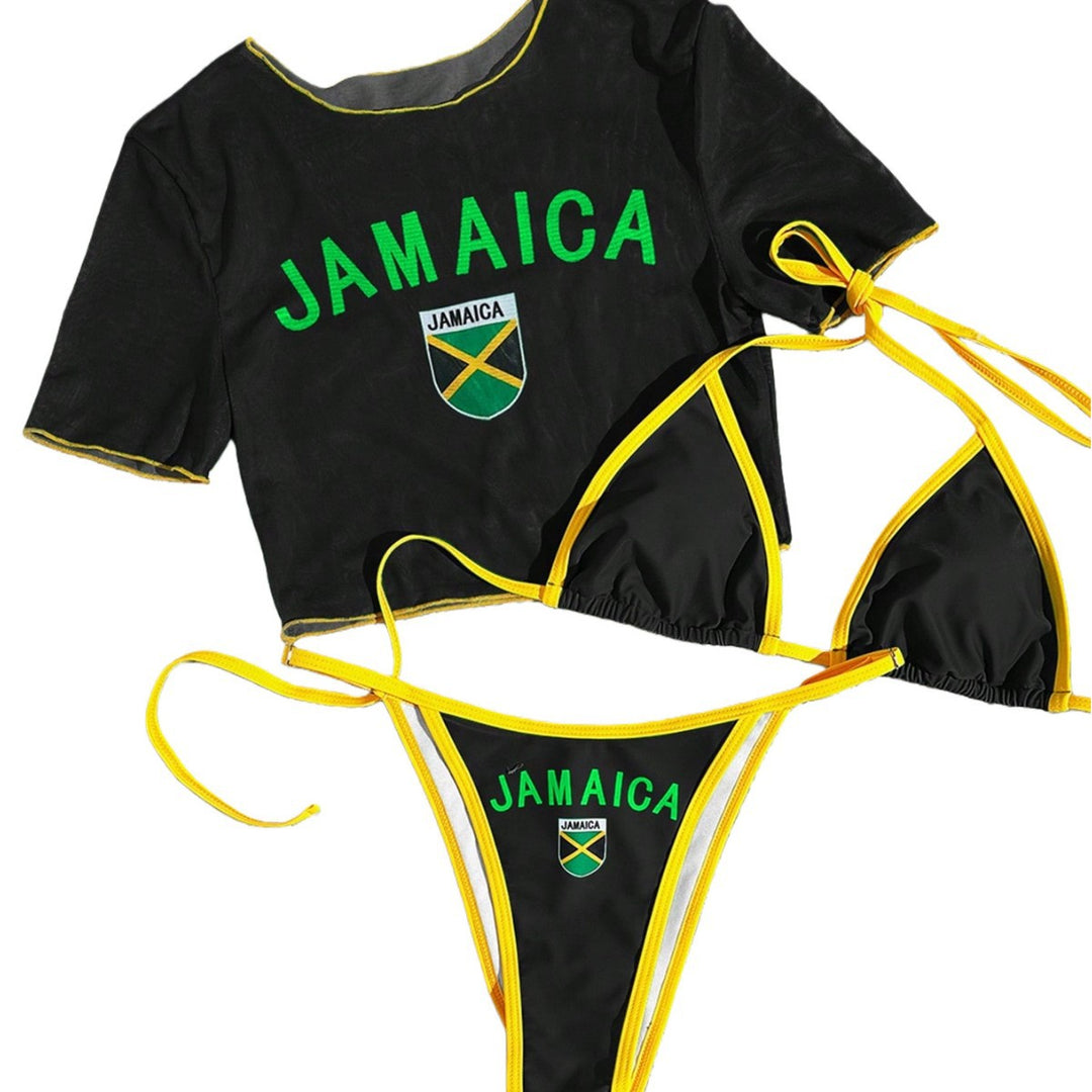 Women's Sporty Bikini with Transparent Top StylebySassy
