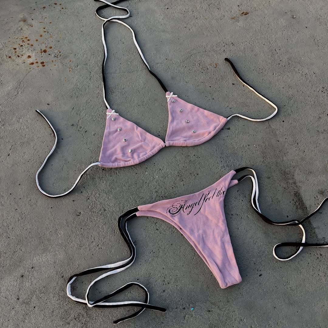 Women's seductive bikini set with unique accents StylebySassy