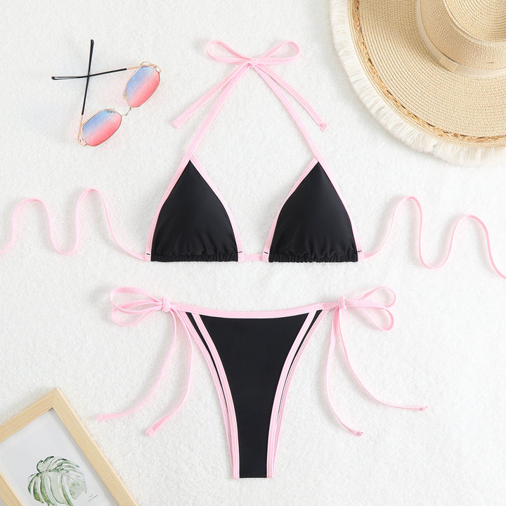Women Triangle Bikini with Adjustable Straps StylebySassy