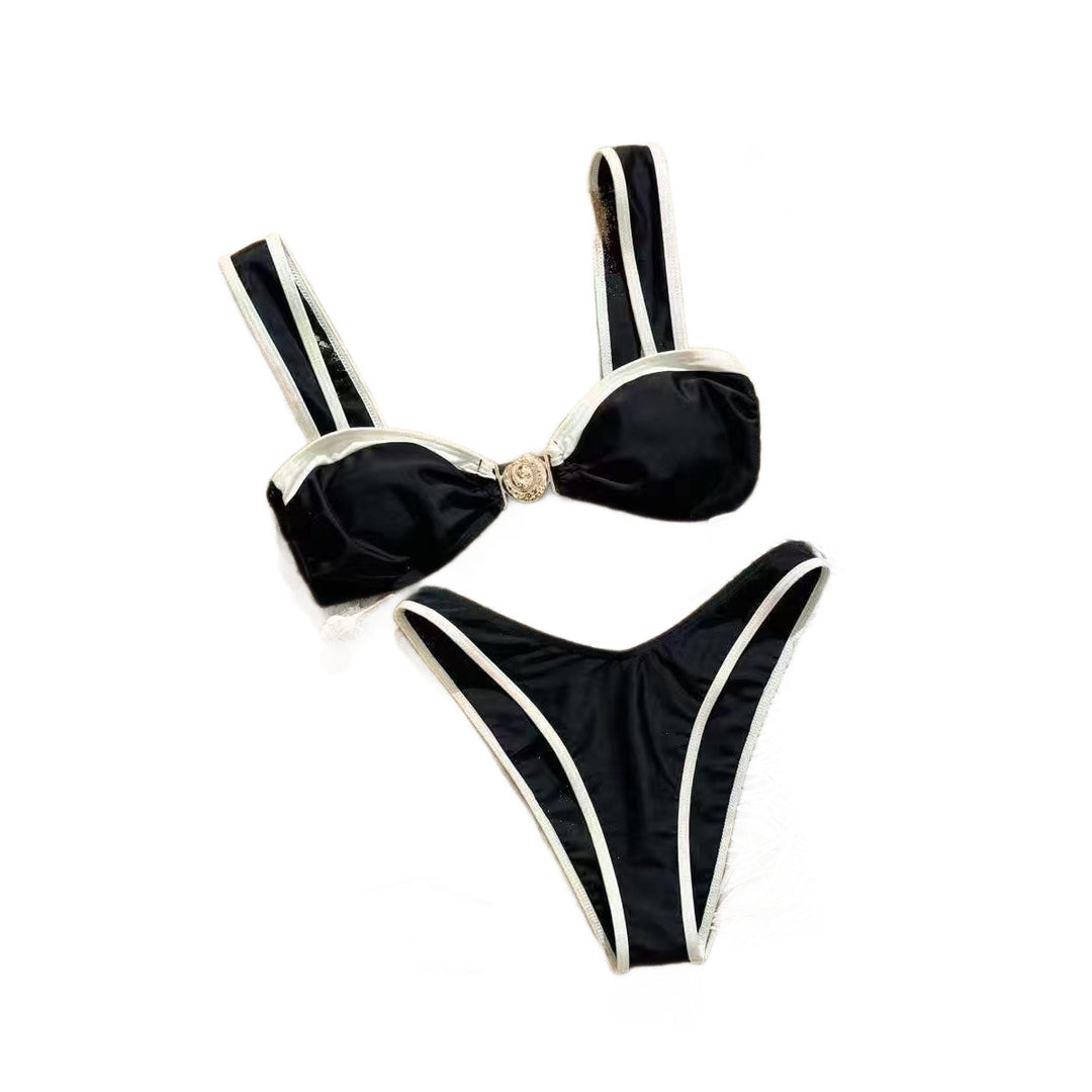 Women's designer bikini with embellished straps StylebySassy