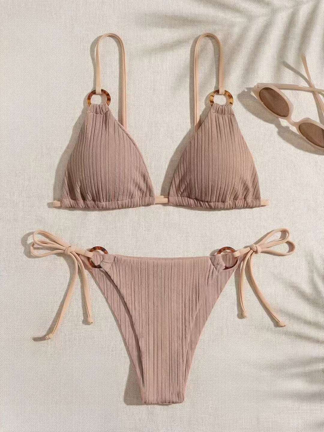 Ladies triangle bikini with adjustable strap StylebySassy