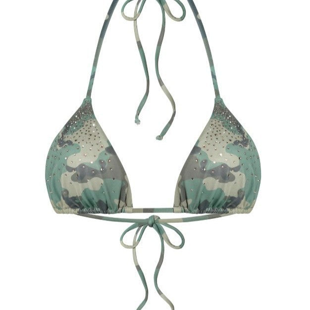 Women's triangle bikini with shimmering details StylebySassy