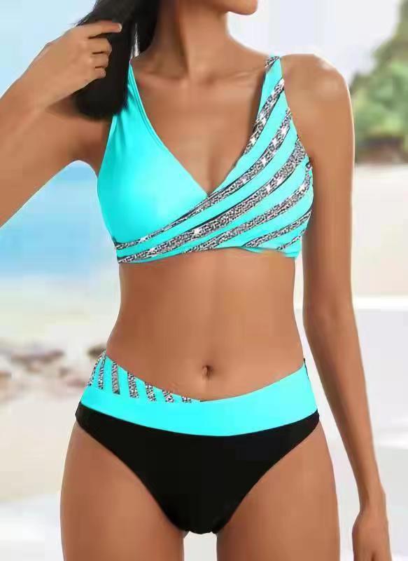 Women Sporty Bikini with fashionable wrap top StylebySassy