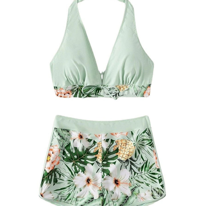 Women’s Sporty Bikini Set with Floral Design StylebySassy