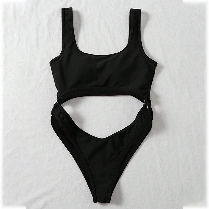 Women’s One-Piece Swimsuit with Innovative Cut-Out Design StylebySassy