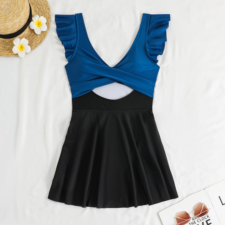Women’s swimsuit with voluminous ruffle details StylebySassy