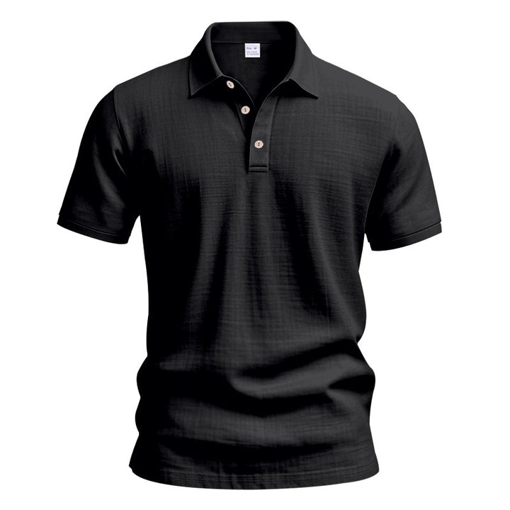 Men's nano lightweight structured polo with kent collar and concealed button placket StylebySassy
