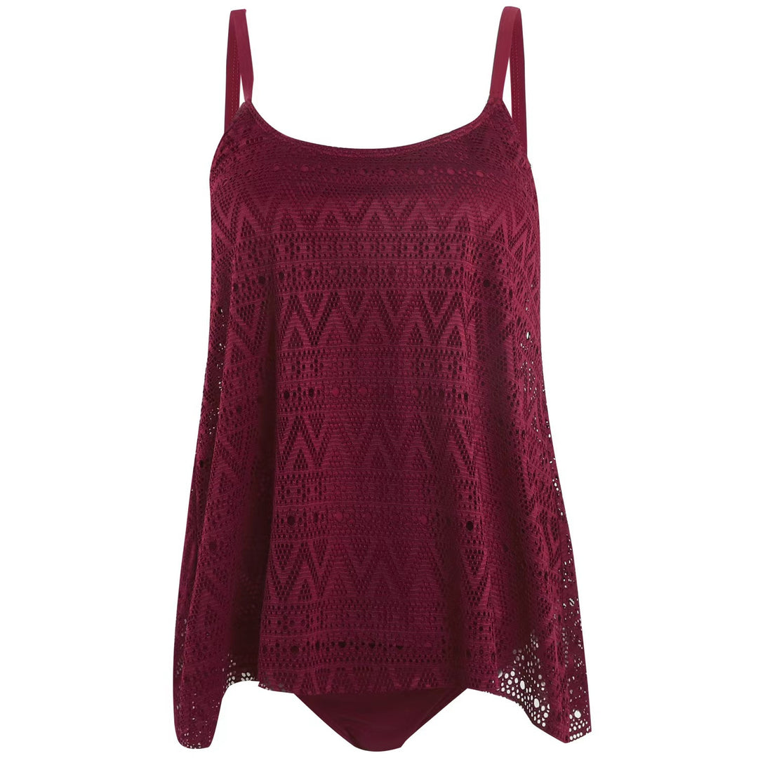 Women elegant beach top with fashionable cut-out pattern StylebySassy