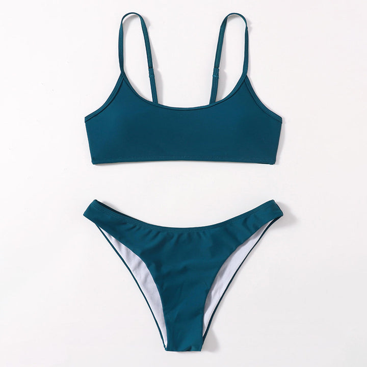 Women's bikini set with minimalist design and adjustable straps StylebySassy