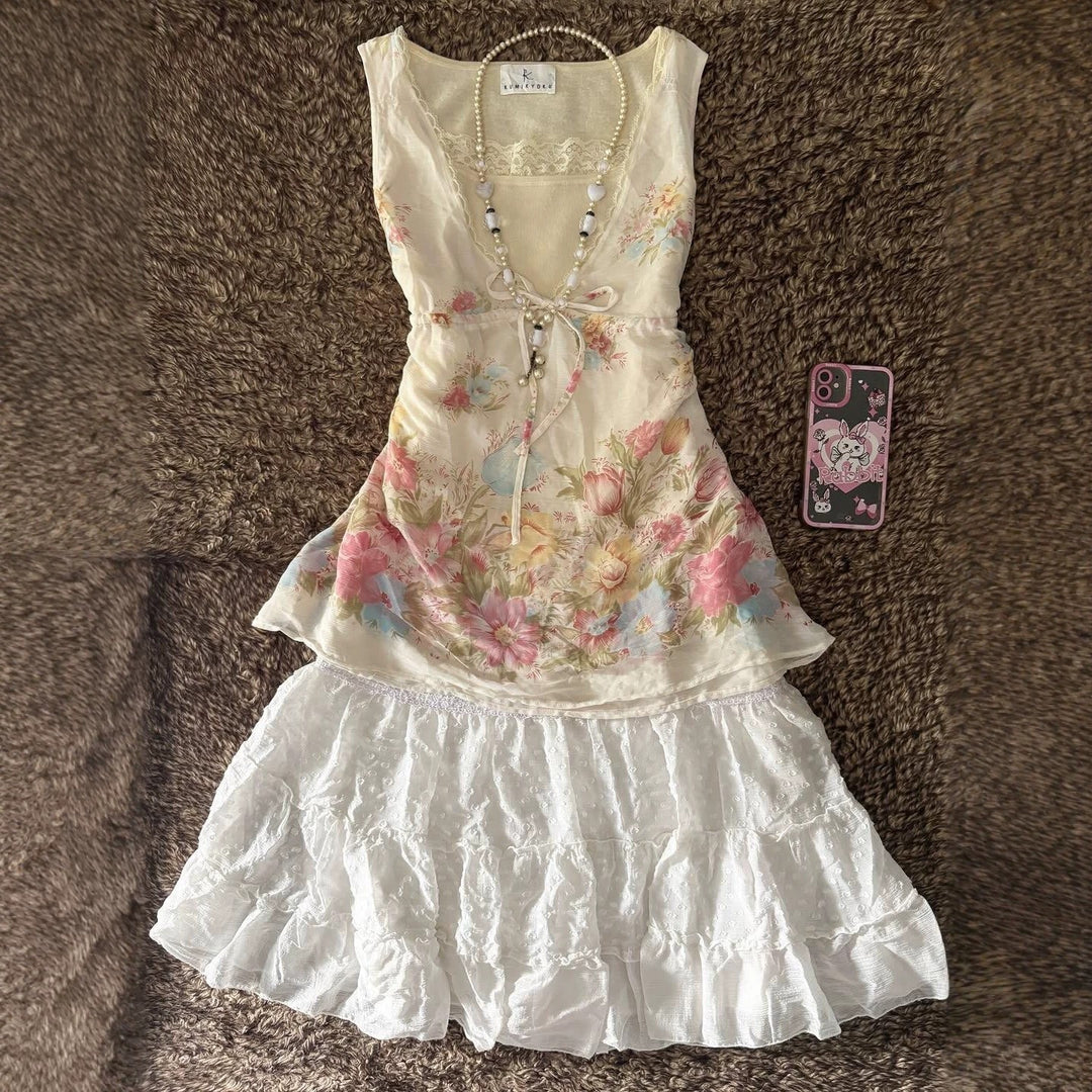 Women Playful Flower Top StylebySassy